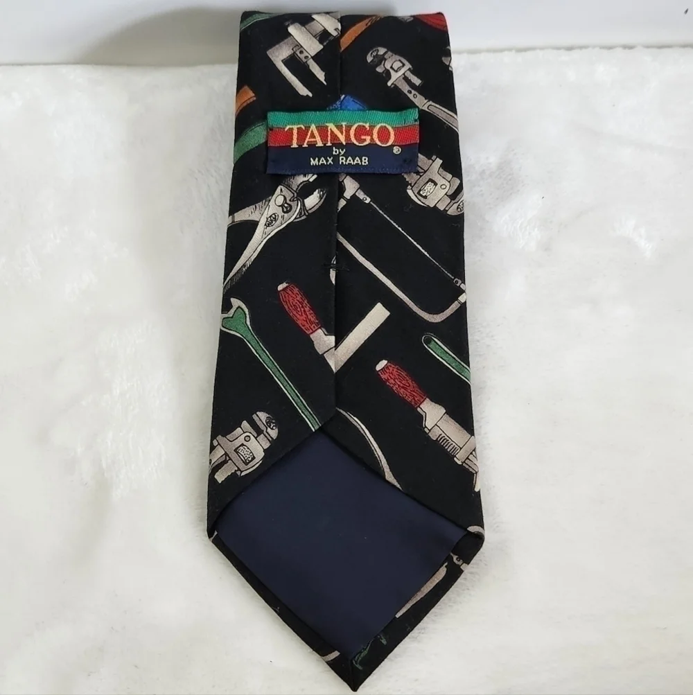 Tango By Max Raab Tool Time Mechanic Home Improvement Necktie Tie